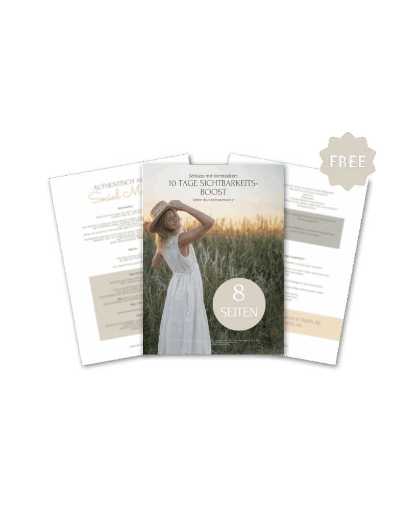 Wie werde ich sichtbar in meinem Business